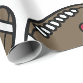 Football Geschenkpapier (Rolleneckpunkt)