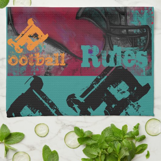 FOOTBALL GESCHIRRTUCH (Gefaltet)