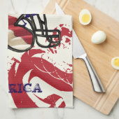 FOOTBALL GESCHIRRTUCH (Viertel Falte)