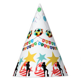 Football Girl Birthday, Football Player Gift Party Partyhütchen