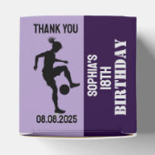 Football Girl, Football Player Geschenk, Geburtsta Geschenkschachtel (Oben)