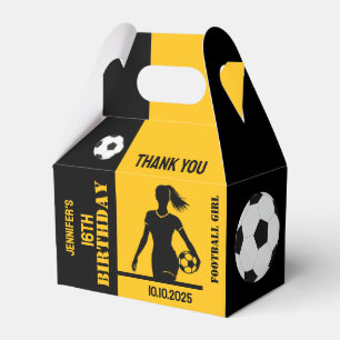 Football Girl, Football Player Geschenk, Geburtsta Geschenkschachtel