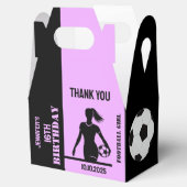 Football Girl, Football Player Geschenk, Geburtsta Geschenkschachtel (Geöffnet)