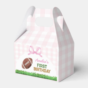 Football Girl Geburtstagsparty Gefallen Box Geschenkschachtel