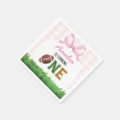Football Girl Geburtstagsparty Napkins Serviette (Ecke)