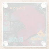 FOOTBALL GLASUNTERSETZER (Rückseite)