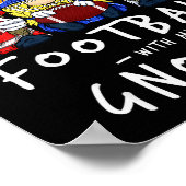 Football Gnomes Football With My Gnomies For Boys  Poster (Ecke)