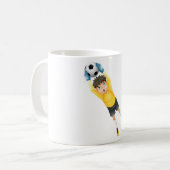 Football Goalie Kaffeetasse (Vorderseite Links)
