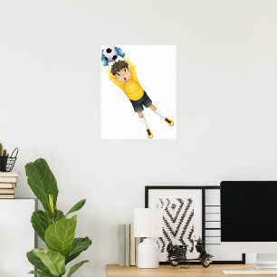 Football Goalie Poster