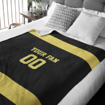 Football Gold & Black Personalisiert