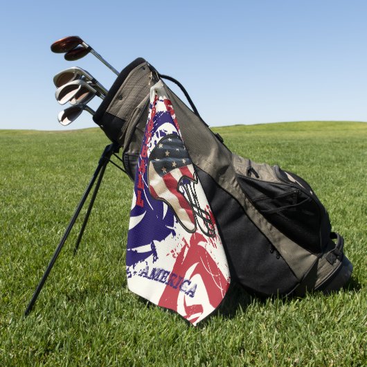 FOOTBALL GOLFHANDTUCH (Gras)