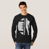 Football Grandpa Of A Football Player Grandfather T-Shirt (Vorne ganz)