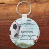 Football Grandson Geem Schlüsselanhänger (Vorderseite)