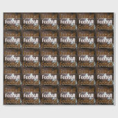 Football Graphics Geschenkpapier (Flach)