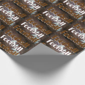 Football Graphics Geschenkpapier (Ecke)