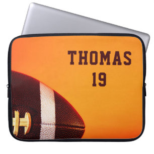 Football Gridiron Sports Personalisiert Name Laptopschutzhülle