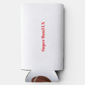 Football Halftime Selters Dosenkühler (Rückseite)