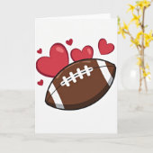 Football Hearts Delightful Card Karte (Gelbe Blume)