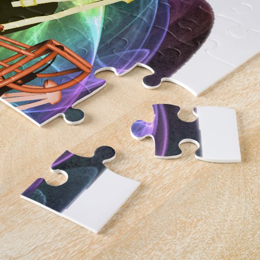 Football-Helm-Puzzlespiel (2) Größen Puzzle (Seite)