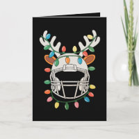 Football-Helm Weihnachtsbeleuchtung Rentiere Weihn