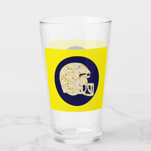 FOOTBALL HELMET GLAS (Rückseite)