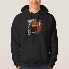 Football Helmet Graphic T-Shirt Hoodie