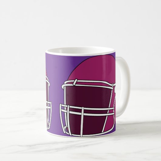 Football Helmet Kaffeetasse (VorderseiteRechts)