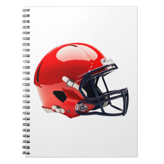 Football Helmet Notebook Cover Notizblock