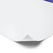 Football Helmet Pop Art Motivational Name Poster (Ecke)