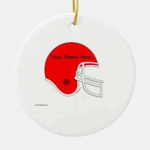 Football Helmet - Rot Keramikornament