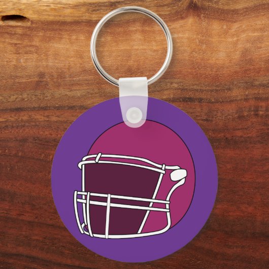 Football Helmet Schlüsselanhänger (Rückseite)