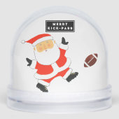 Football Holiday Geschenk Kleine Geschenk Schneekugeln (Vorderseite)