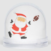 Football Holiday Geschenk Kleine Geschenk Schneekugeln (Rückseite)