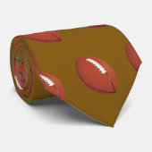 Football images on this product with your Name Krawatte (Gerollt)