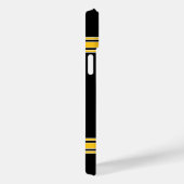 Football Jersey Black Gold Case-Mate iPhone Hülle (Rückseite / Rechts)