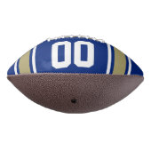 Football Jersey Blue|Gold Personalisiert (Gedreht 270)