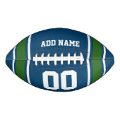 Football Jersey Blue|Green Personalisiert (Vorderseite)