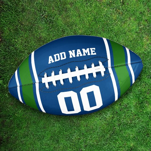 Football Jersey Blue|Green Personalisiert