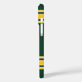 Football Jersey Green Gold Individuelle Name Numbe Case-Mate iPhone Hülle (Rückseite / Links)