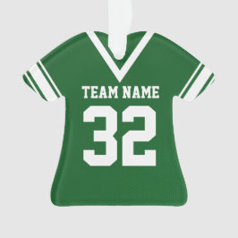 Football Jersey Green Uniform mit Foto Ornament