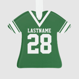 Football Jersey Green Uniform Ornament
