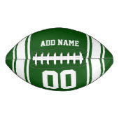 Football Jersey Green|White Personalisiert (Vorderseite)