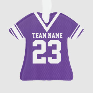 Football Jersey Lila Uniform Ornament