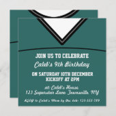 Football Jersey Themed Party Einladung Template, L (Vorne/Hinten)