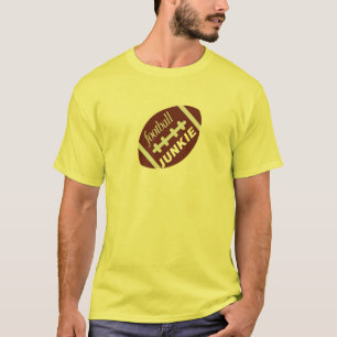 Football Junkie T - Shirt - Minimalistische Typogr
