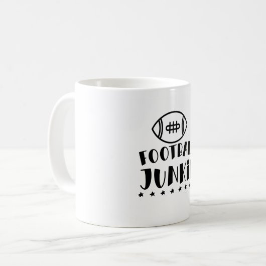 Football Junkie Tasse (Vorderseite Links)