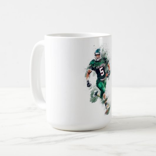 Football Kaffeetasse (Vorderseite Links)