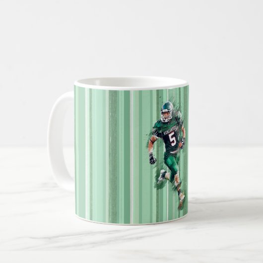 Football Kaffeetasse (Vorderseite Links)