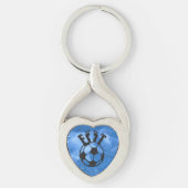 football keychain  schlüsselanhänger (Vorderseite)