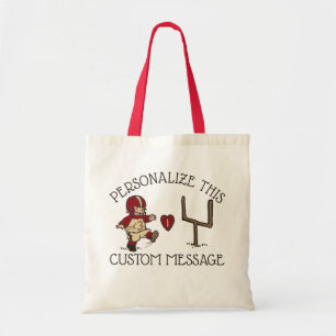 Football Kick Heart Tragetasche